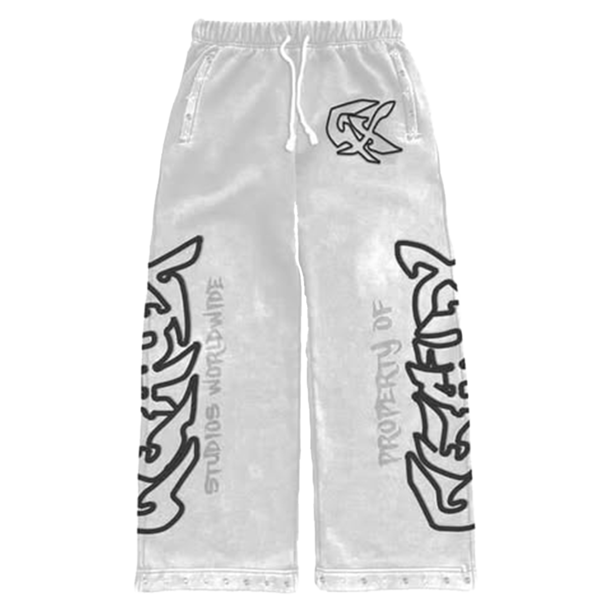 GEAUXSTUDIOS | WHITE SWEATPANTS